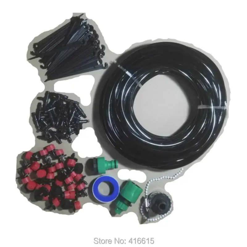 DIY Micro Drip Irrigation System Plant Automatic Self Watering Garden Hose Kits with Connector 8m + 8 Adjustable Dripper
DIY Micro Drip Irrigation System Plant Automatic Self Watering Garden Hose Kits with Connector 8m + 8 Adjustable Dripper