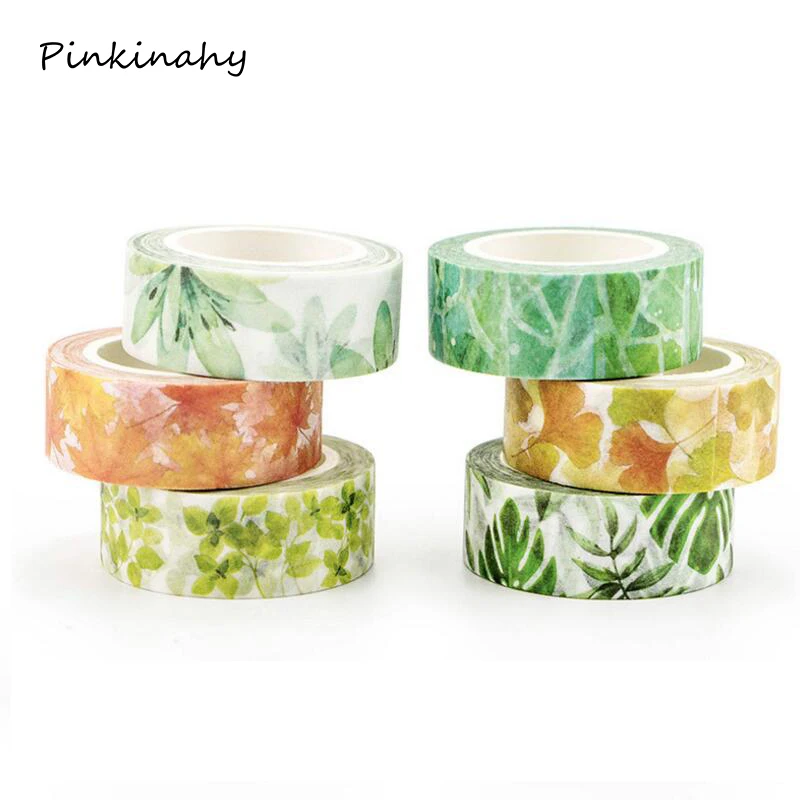 

22 Styles Seasons Color Flower Plants Swatch Washi Tape Adhesive Tape DIY Planner Scrapbooking Sticker Label Masking Tape