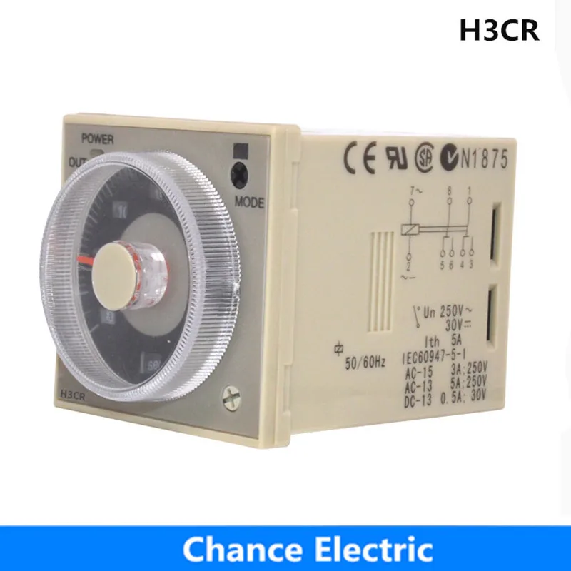 H3CR Series Timer Relay 8 Pins H3CR-A8 H3CR-A Delay Time Relay AC/DC Universal 24-240V AC 100-240V
H3CR Series Timer Relay 8 Pins H3CR-A8 H3CR-A Delay Time Relay AC/DC Universal 24-240V AC 100-240V