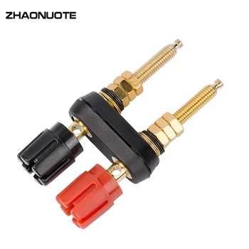 10pcs Extended Red and Black Connector 4mm Post Power Amplifier Plums Double Terminal Audio Banana Socket Gold-plated 
10pcs Extended Red and Black Connector 4mm Post Power Amplifier Plums Double Terminal Audio Banana Socket Gold-plated
