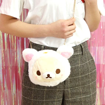 Cartoon Cute Rilakkuma Girls Plush Doll Messenger Bag Woman Rilakkuma Shoulder Crossbody Bag Coin Purse Bags for Children Gift
Cartoon Cute Rilakkuma Girls Plush Doll Messenger Bag Woman Rilakkuma Shoulder Crossbody Bag Coin Purse Bags for Children Gift