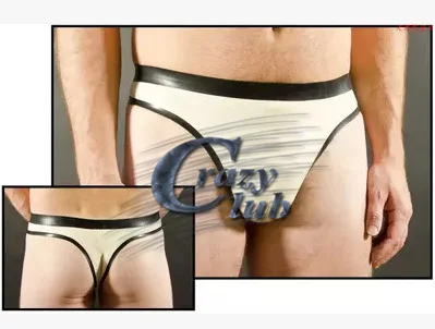 Crazy club_ New Men Latex Fetish Underwear ultra-shiny triangle thong sexy latex shiny metal skin elasticity rubber underwear
Crazy club_ New Men Latex Fetish Underwear ultra-shiny triangle thong sexy latex shiny metal skin elasticity rubber underwear