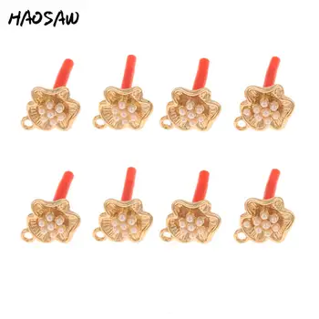 HAOSAW 13*15MM 6Pcs/Lot Flower With Pearled Stamen Stud Parts/Stud Jewelry Findings/Handmade Jewelry/Stud Earrings Accessories
HAOSAW 13*15MM 6Pcs/Lot Flower With Pearled Stamen Stud Parts/Stud Jewelry Findings/Handmade Jewelry/Stud Earrings Accessories