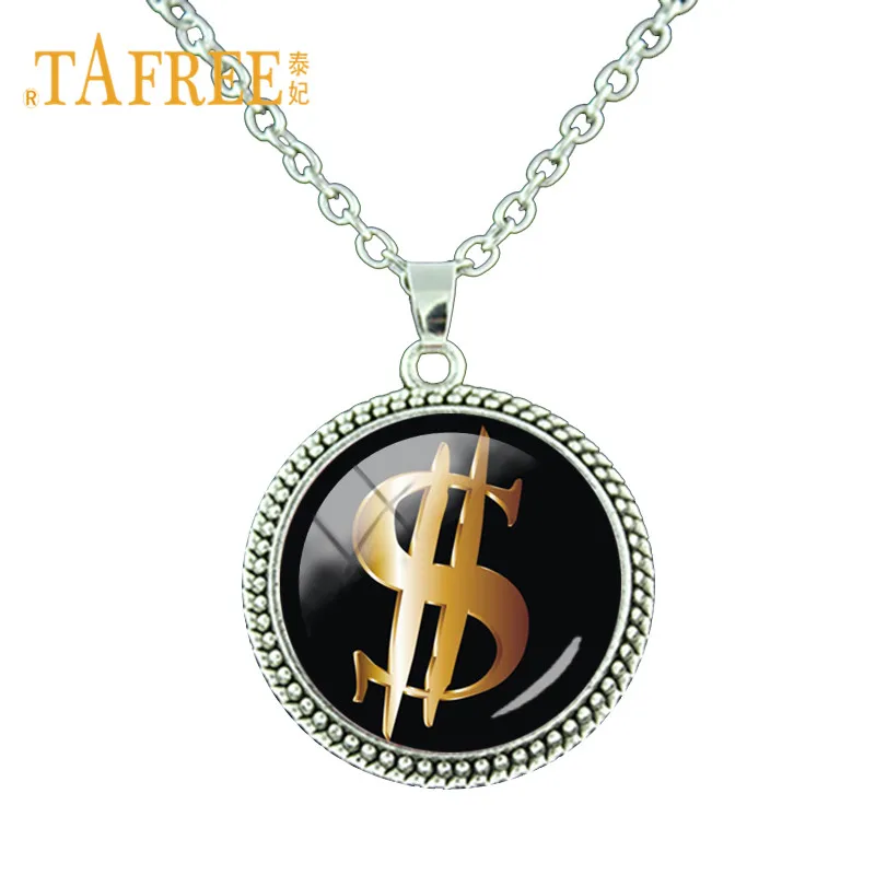 TAFREE New Arrival US Dollar Money Necklace Gold Color American Dollar Sign Round Pendant For Women/Men Hiphop Jewelry DL15
TAFREE New Arrival US Dollar Money Necklace Gold Color American Dollar Sign Round Pendant For Women/Men Hiphop Jewelry DL15
