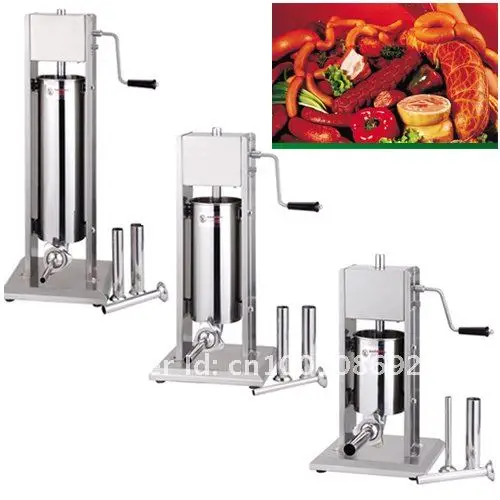 Commercial use vertical stainless steel sausage stuffer 3L, sausage filler 3L,sausage making machine
Commercial use vertical stainless steel sausage stuffer 3L, sausage filler 3L,sausage making machine