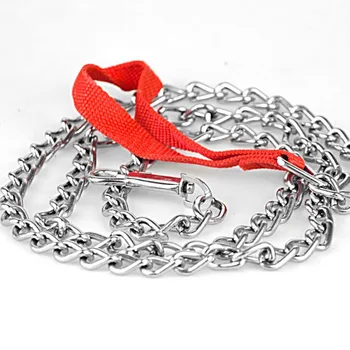 Cool Metal Stainless Steel Dog Leashes Chain for Small Medium Large Dogs Puppy Nylon Handle Dog Leash Lead Collar 110cm
Cool Metal Stainless Steel Dog Leashes Chain for Small Medium Large Dogs Puppy Nylon Handle Dog Leash Lead Collar 110cm