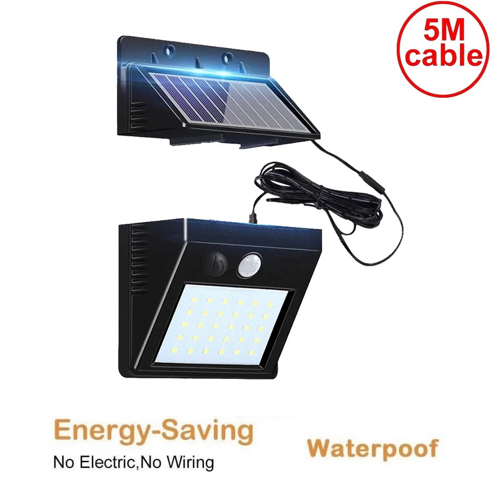 30 led 500lm solar light split mount pIR motion 3 sensor LED Solar Wall La IP street wall indoor lamp bulb strings for patio new
30 led 500lm solar light split mount pIR motion 3 sensor LED Solar Wall La IP street wall indoor lamp bulb strings for patio new