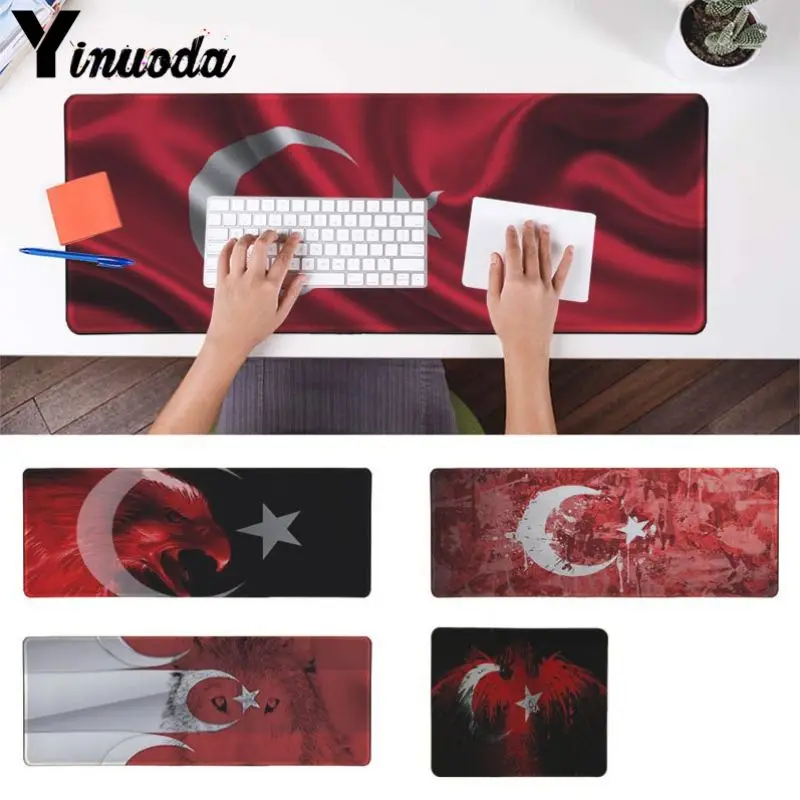 Yinuoda National flag turkey pattern Game mousepad Size for 18x22cm 20x25cm 30x90cm and 40x90cm Gaming Mousepads
Yinuoda National flag turkey pattern Game mousepad Size for 18x22cm 20x25cm 30x90cm and 40x90cm Gaming Mousepads