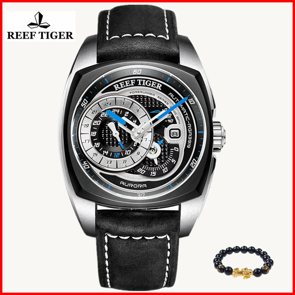 2019 Reef Tiger/RT Brand Fashion Sport Watches Men Waterproof Multifunction Automatic Leather Watches Relogio Masculino RGA3319
2019 Reef Tiger/RT Brand Fashion Sport Watches Men Waterproof Multifunction Automatic Leather Watches Relogio Masculino RGA3319