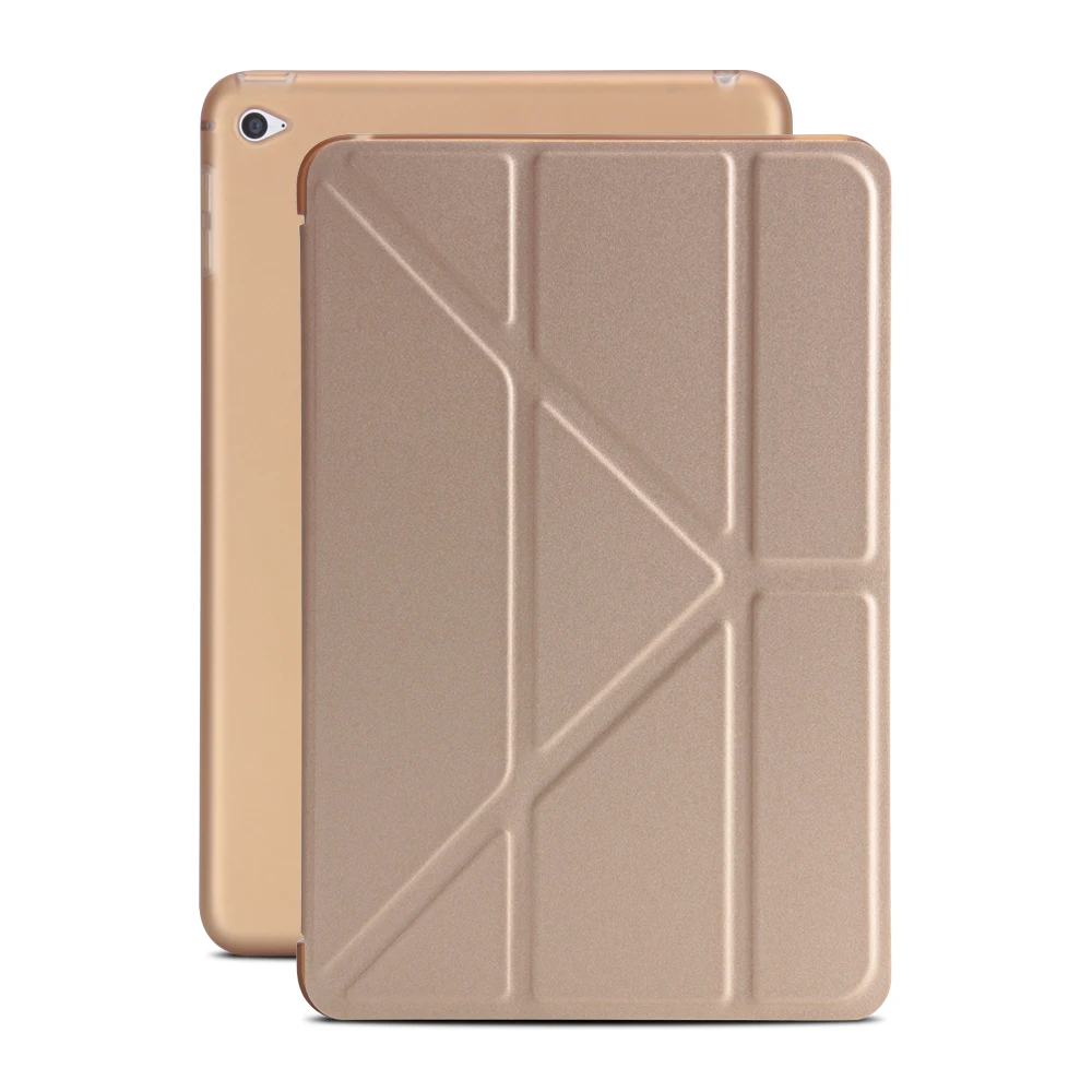 Cover For iPad Mini 4 Case Wake Up & Sleep Smart Cover TPU Soft Back Cover For Apple iPad Mini 4 Stand Flip Case Gold NEW 
Cover For iPad Mini 4 Case Wake Up & Sleep Smart Cover TPU Soft Back Cover For Apple iPad Mini 4 Stand Flip Case Gold NEW