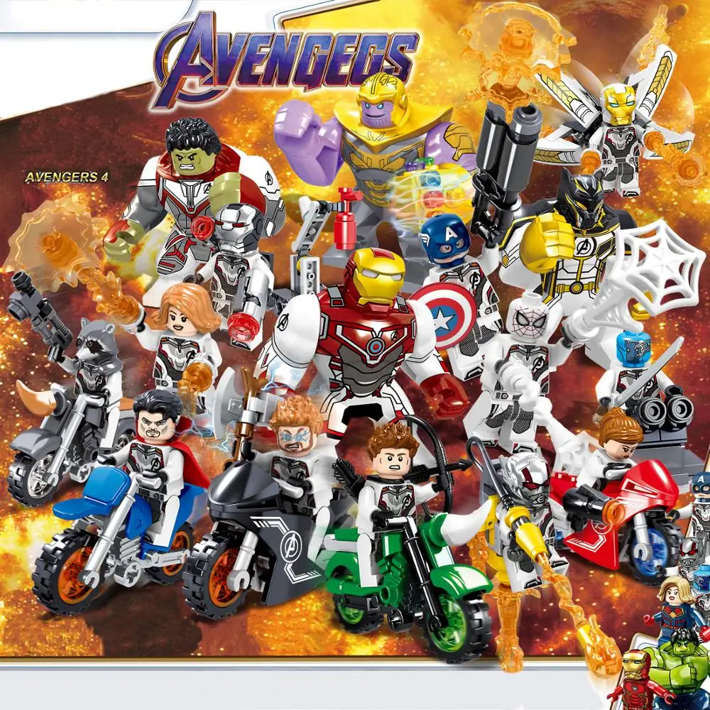 1 PC Super Hero Figure Avenger Style Building Blocks Compatible with Famous Brand Toys for Children
1 PC Super Hero Figure Avenger Style Building Blocks Compatible with Famous Brand Toys for Children
