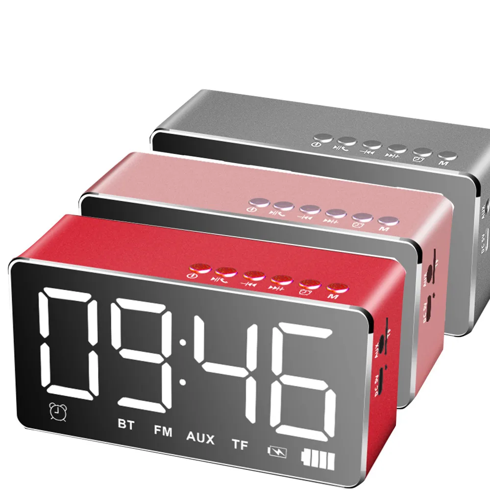 Newest Hot Sale Q9 Mini Bluetooth Wireless Super Bass Speaker TF Card Audio Alarm Clock Home New Fashion
Newest Hot Sale Q9 Mini Bluetooth Wireless Super Bass Speaker TF Card Audio Alarm Clock Home New Fashion