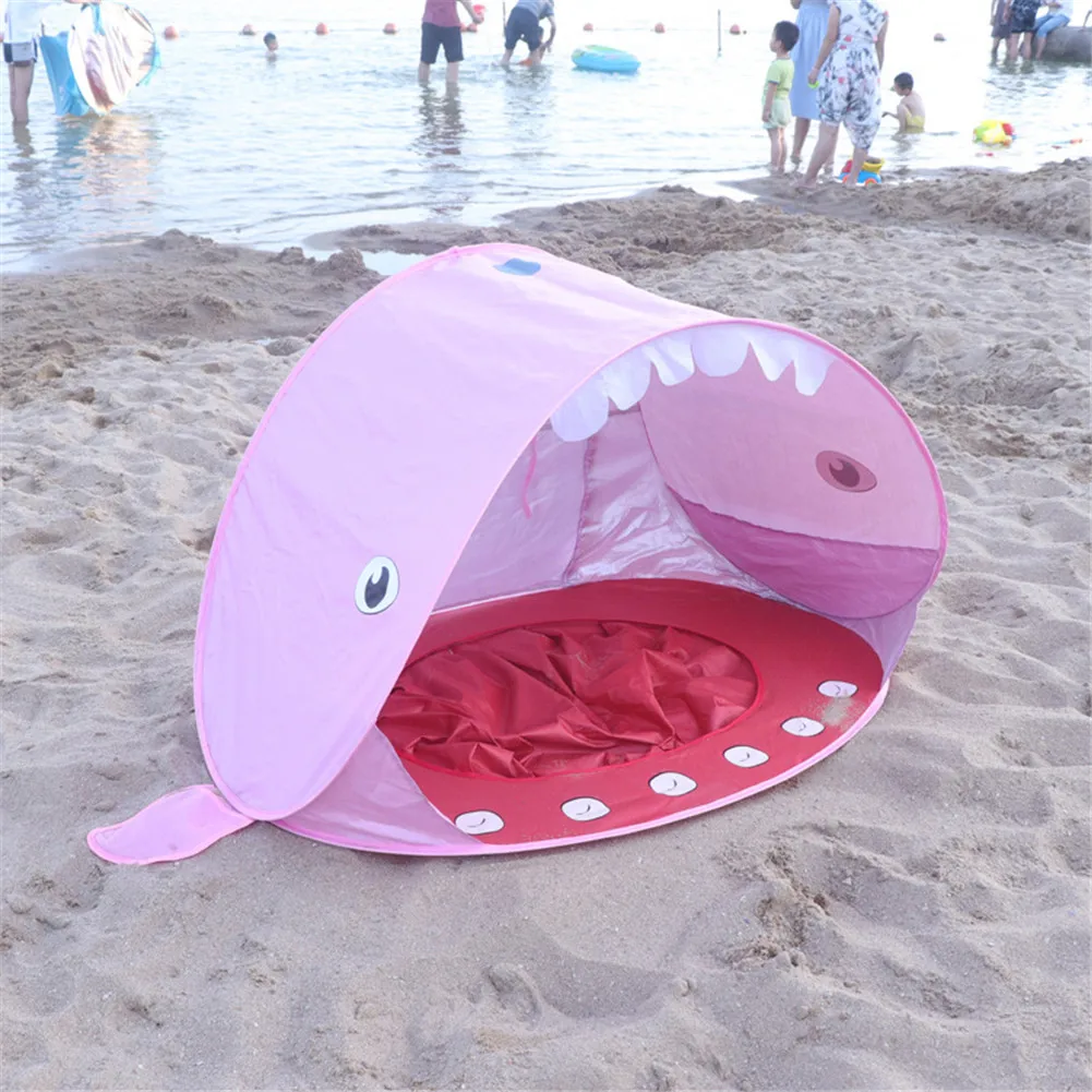 Summer Suncreens Folding Children Beach Tents Opened in One Second Shark-Shaped Round Packaging Convenient to Carry Sag Design
Summer Suncreens Folding Children Beach Tents Opened in One Second Shark-Shaped Round Packaging Convenient to Carry Sag Design