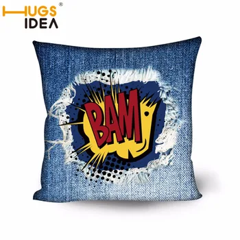 HUGSIDEA Denim Printed Pillow Covers Cute Square Pillow Case Polyester Cotton Cushion Cover for Home Car Decorations Pillowcase
HUGSIDEA Denim Printed Pillow Covers Cute Square Pillow Case Polyester Cotton Cushion Cover for Home Car Decorations Pillowcase