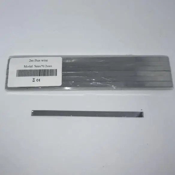 ALLMEJORES DIY Solar Panel Solar Cell Welding Strip 2meters 5mm x 0.2mm Bus wire Copper soldering wire
ALLMEJORES DIY Solar Panel Solar Cell Welding Strip 2meters 5mm x 0.2mm Bus wire Copper soldering wire