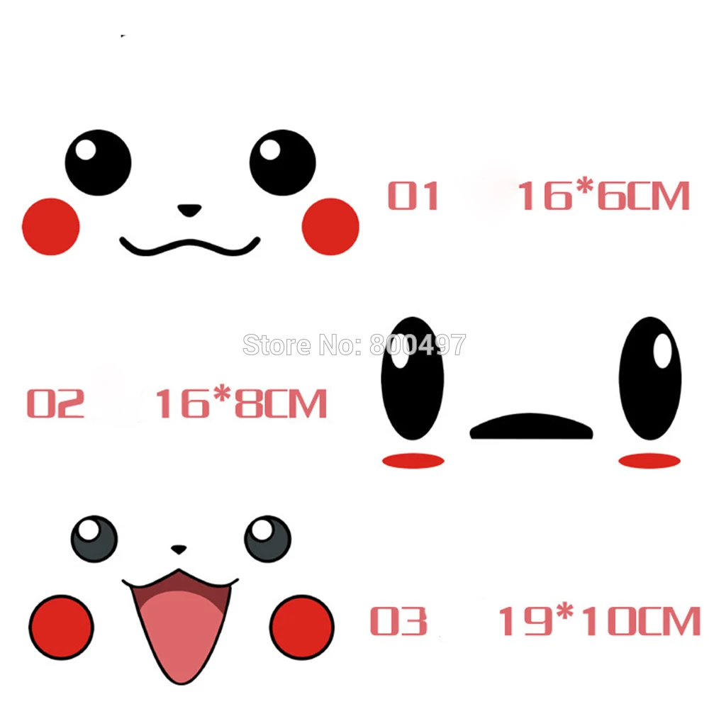 Car Styling Lovely Cartoon Animal Pet Pikachu Pokemon Smile Face Sticker Decals for Toyota Peugeot Chevrolet VW Ford Lada Honda
Car Styling Lovely Cartoon Animal Pet Pikachu Pokemon Smile Face Sticker Decals for Toyota Peugeot Chevrolet VW Ford Lada Honda