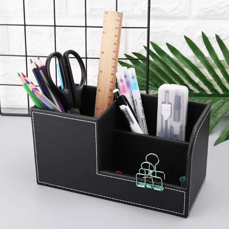 Office Desktop Decor Storage Box Leather Organizer Mail Notes Business Card Pen Pencil Remote Control Mobile Phone Holder
Office Desktop Decor Storage Box Leather Organizer Mail Notes Business Card Pen Pencil Remote Control Mobile Phone Holder
