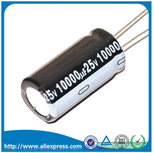 10PCS 25V 10000UF Aluminum Electrolytic Capacitor 10000UF 25V Electrolytic Capacitor 25 V / 10000 UF Size 18*35MM 105C
10PCS 25V 10000UF Aluminum Electrolytic Capacitor 10000UF 25V Electrolytic Capacitor 25 V / 10000 UF Size 18*35MM 105C