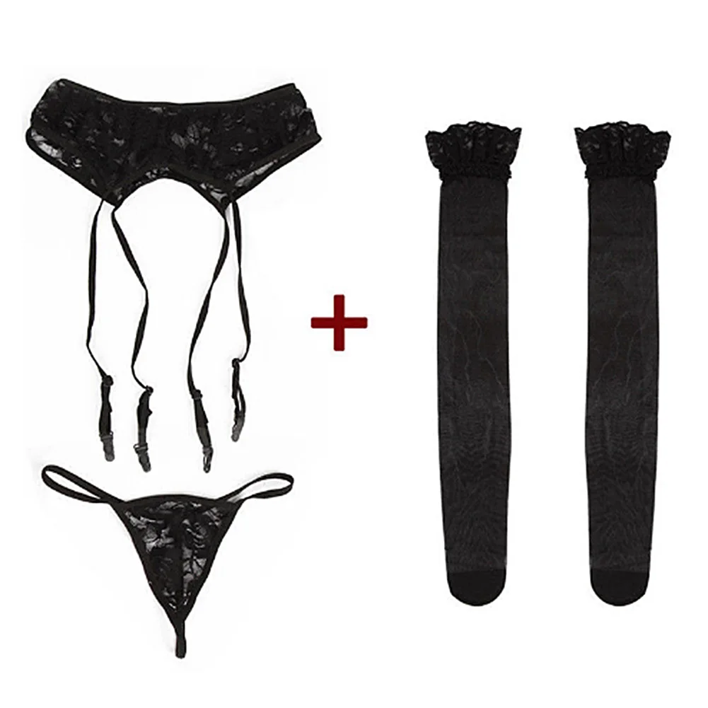 3 Pcs Sexy Lingerie Set Fashion Sexy Women Lace Doll Belt Stockings Underwear Nightwear Thin Solid Garter Sexy Underwears #30
3 Pcs Sexy Lingerie Set Fashion Sexy Women Lace Doll Belt Stockings Underwear Nightwear Thin Solid Garter Sexy Underwears #30