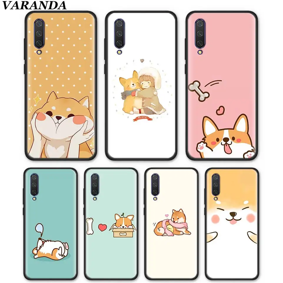cute shiba Corgi dog Silicone Case for Xiaomi Mi A1 A2 Lite 5X 6X 9T CC9 CC9E Poco F1 Black Soft TPU Cases Coque
cute shiba Corgi dog Silicone Case for Xiaomi Mi A1 A2 Lite 5X 6X 9T CC9 CC9E Poco F1 Black Soft TPU Cases Coque