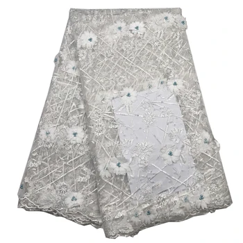 White beaded appliqued lace fabric high quality Latest african lace 2019 noble Handmade 3D lace fabric for Nigerian party A19B3
White beaded appliqued lace fabric high quality Latest african lace 2019 noble Handmade 3D lace fabric for Nigerian party A19B3