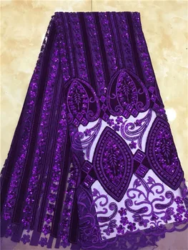 African Lace Fabric 2018 French Sequins Net Lace Noble Sequins Fabrics High Quality African purple Tulle Sequins Lace Fabric red
African Lace Fabric 2018 French Sequins Net Lace Noble Sequins Fabrics High Quality African purple Tulle Sequins Lace Fabric red