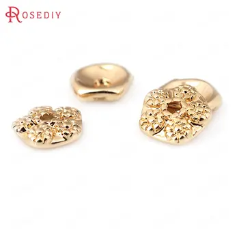 20PCS 7.5MM 24K Champagne Gold Color Plated Brass Flower Beads Caps High Quality Diy Jewelry Accessories
20PCS 7.5MM 24K Champagne Gold Color Plated Brass Flower Beads Caps High Quality Diy Jewelry Accessories