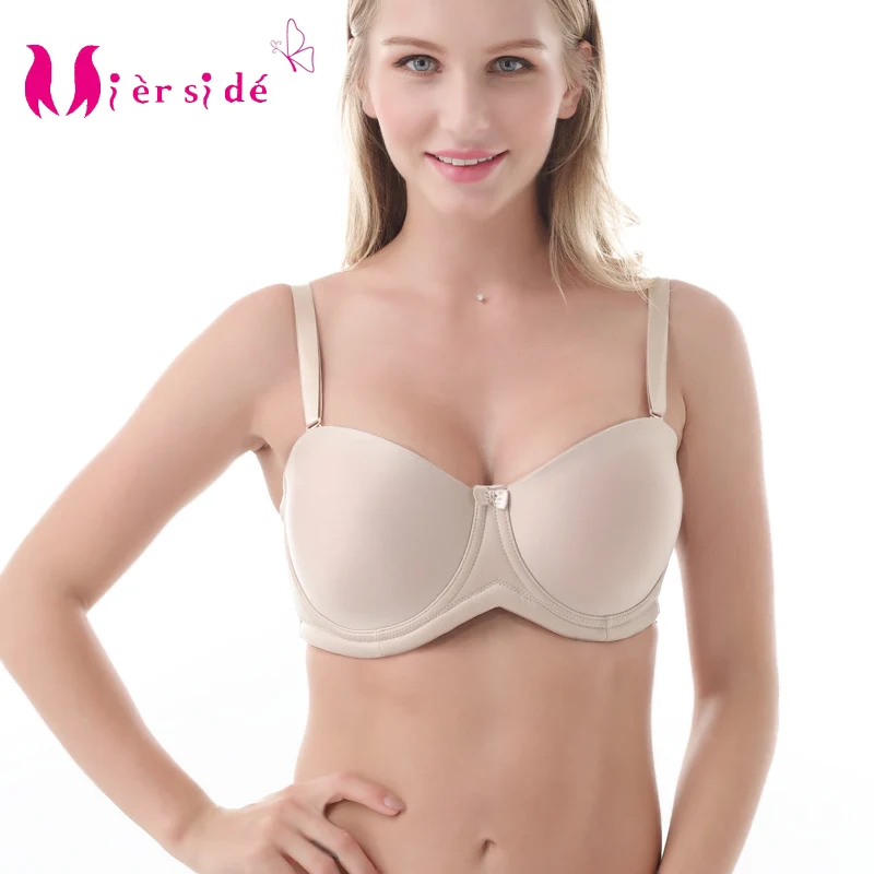 Mierside BL316 Plus Size Sexy Bra Push Up Strapless Women Bra Black/Beige/Brown color Bralette 36-40 C/D/DD/DDD/E
Mierside BL316 Plus Size Sexy Bra Push Up Strapless Women Bra Black/Beige/Brown color Bralette 36-40 C/D/DD/DDD/E
