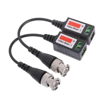 New 2pcs for CCTV Video Camera Passive Video UTP Balun BNC Connector Cable Adapter C26
New 2pcs for CCTV Video Camera Passive Video UTP Balun BNC Connector Cable Adapter C26