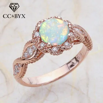 CC Opal Rings For Women Vintage Round Stone Palace Style Lovers Ring Bridal Wedding Jewelry Engagement Anel Bijoux Femme CC1396
CC Opal Rings For Women Vintage Round Stone Palace Style Lovers Ring Bridal Wedding Jewelry Engagement Anel Bijoux Femme CC1396