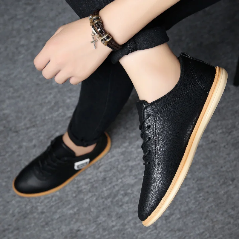 2018 Spring Men's Casual Shoes Youth Shoes Korean Style Of The Trend Of Shoes Waterproof Wild Flat Work Shoes
2018 Spring Men's Casual Shoes Youth Shoes Korean Style Of The Trend Of Shoes Waterproof Wild Flat Work Shoes