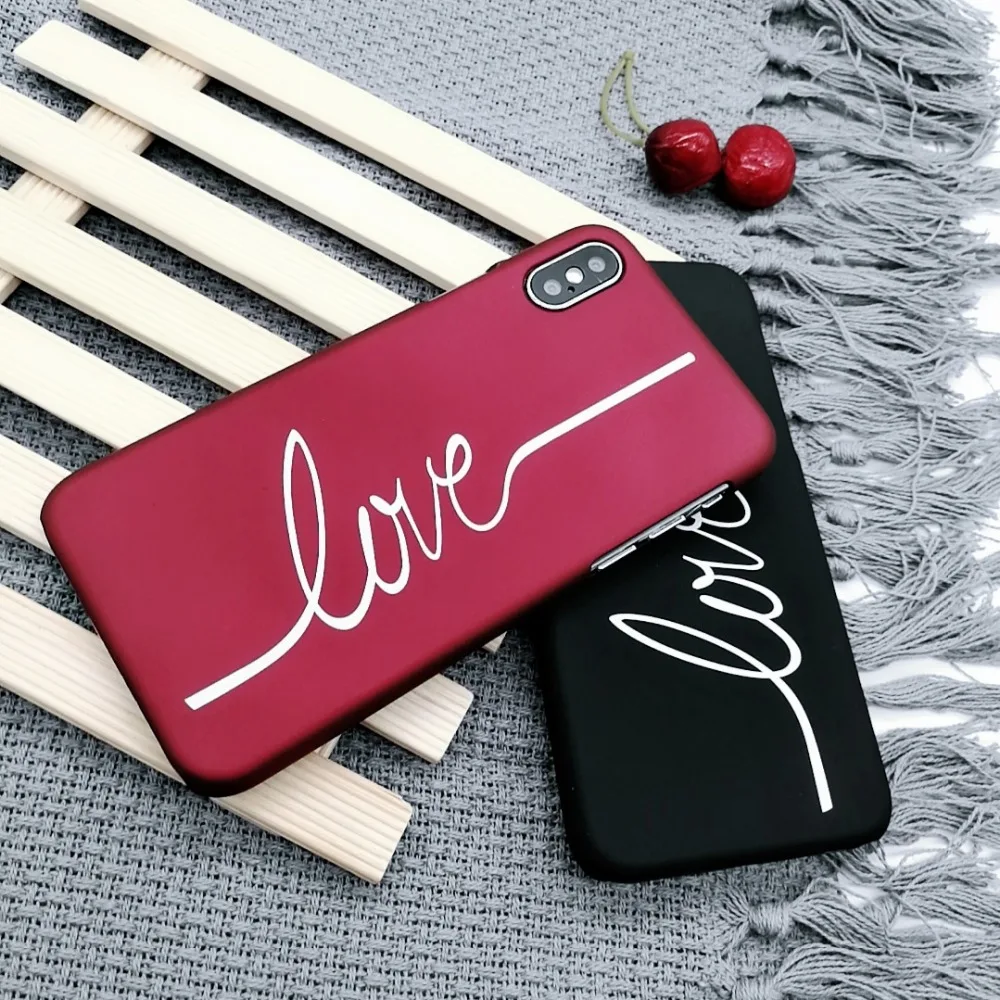 Hot For Iphone 5 5S SE 6 6s 6Plus 7 8 8Plus Cover Half-wrapped PC matte Love line Couple Phone Case For iPhone X XS XR XSMax
Hot For Iphone 5 5S SE 6 6s 6Plus 7 8 8Plus Cover Half-wrapped PC matte Love line Couple Phone Case For iPhone X XS XR XSMax