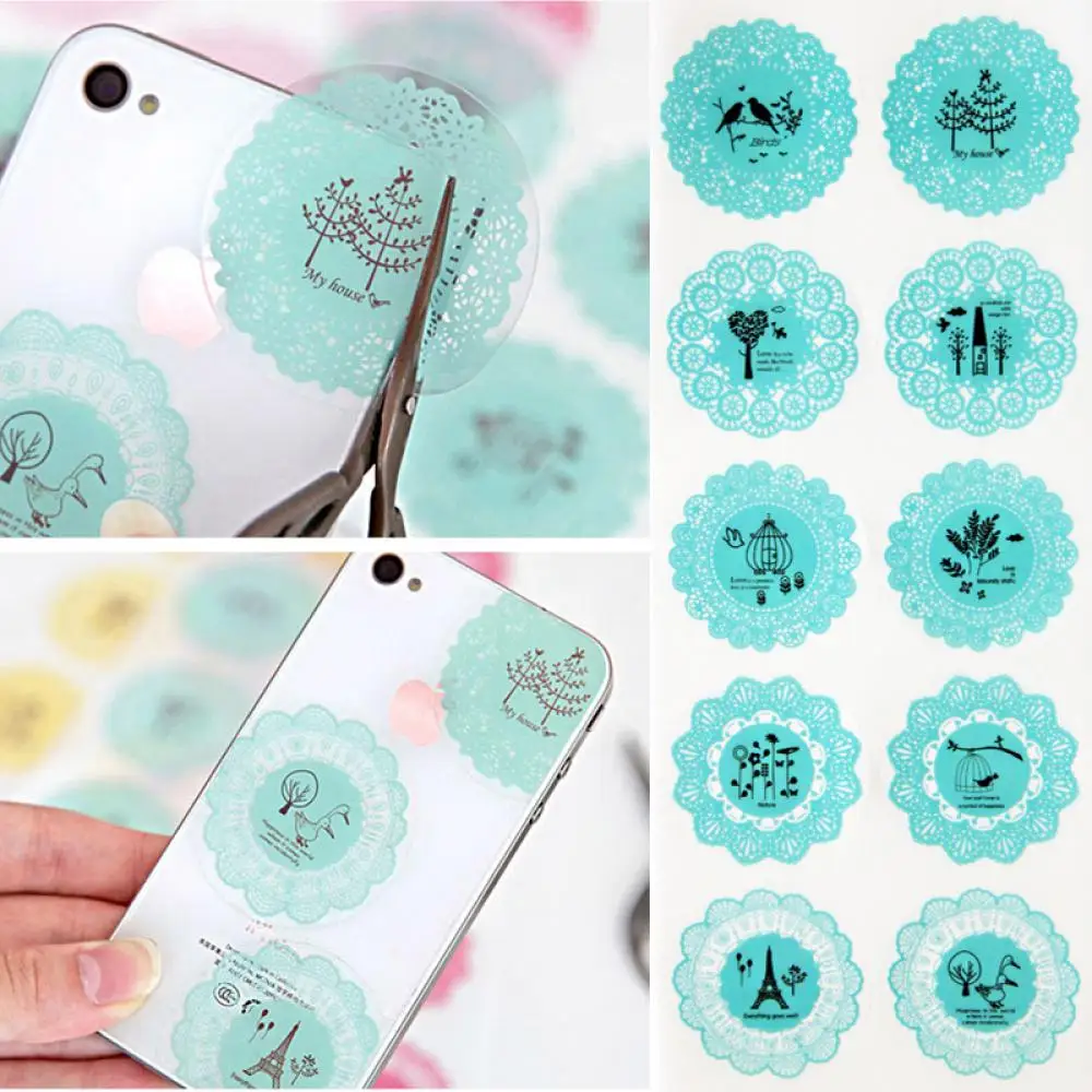 10 Stickers Scrapbook Round Lace Bird Flower Memo Stickers Transparent Decorative Photo Album Diary Diy Stationery Stickers
10 Stickers Scrapbook Round Lace Bird Flower Memo Stickers Transparent Decorative Photo Album Diary Diy Stationery Stickers