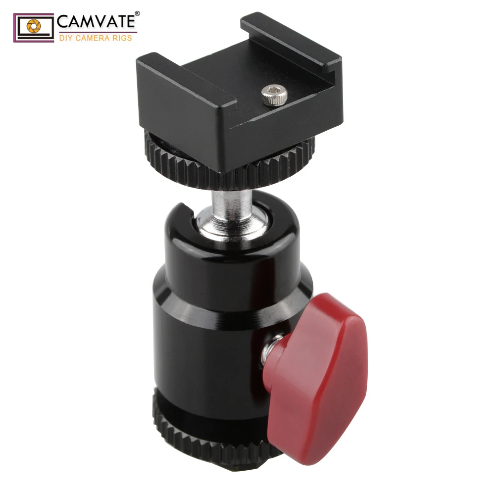 CAMVATE Hot Shoe and Cold Shoe Base with 1/4" Female Hole C1488 camera photography accessories
CAMVATE Hot Shoe and Cold Shoe Base with 1/4" Female Hole C1488 camera photography accessories
