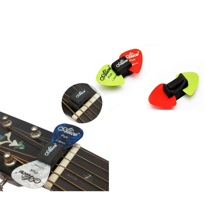 1pc New Guitar HeadStock Pick Holder Rubber +2 FREE Picks Alice Guitar Picks pickup Musical Instrument~GM167
1pc New Guitar HeadStock Pick Holder Rubber +2 FREE Picks Alice Guitar Picks pickup Musical Instrument~GM167