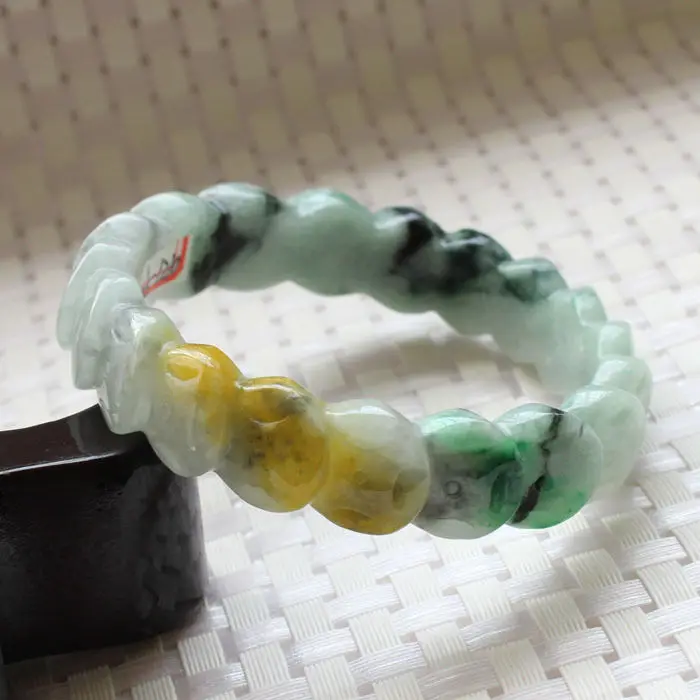 A1210 Chinese Hand-carved Emerald Green stoneite stone Gems Bracelet Bangle 52mm 10.20 40
A1210 Chinese Hand-carved Emerald Green stoneite stone Gems Bracelet Bangle 52mm 10.20 40