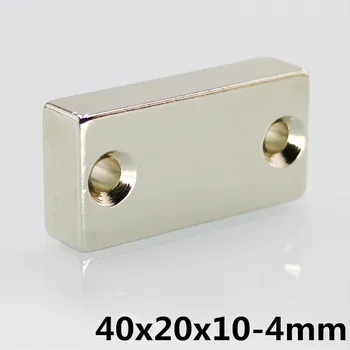 1pcs/lot F 40x20x10 mm hole 4mm N35 Strong Square NdFeB Rare Earth Magnet 40*20*10 mm 2hole 4mm 40mm x 20mm x 10mm
1pcs/lot F 40x20x10 mm hole 4mm N35 Strong Square NdFeB Rare Earth Magnet 40*20*10 mm 2hole 4mm 40mm x 20mm x 10mm