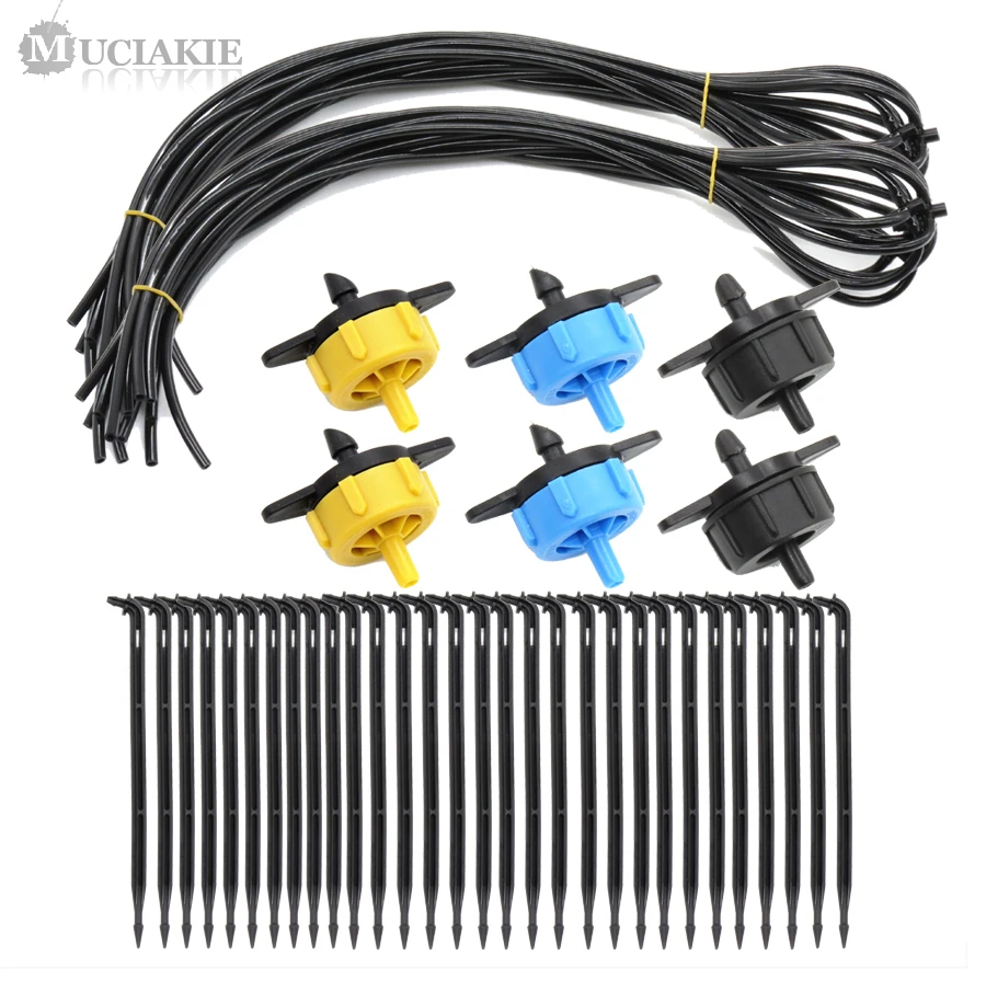 MUCIAKIE 1PC Spider Distribution 4 Outlets Elbow Mini Stakes Arrow with 2L 4L 8L Drip Emitter Kits for Drop Irrigation System
MUCIAKIE 1PC Spider Distribution 4 Outlets Elbow Mini Stakes Arrow with 2L 4L 8L Drip Emitter Kits for Drop Irrigation System