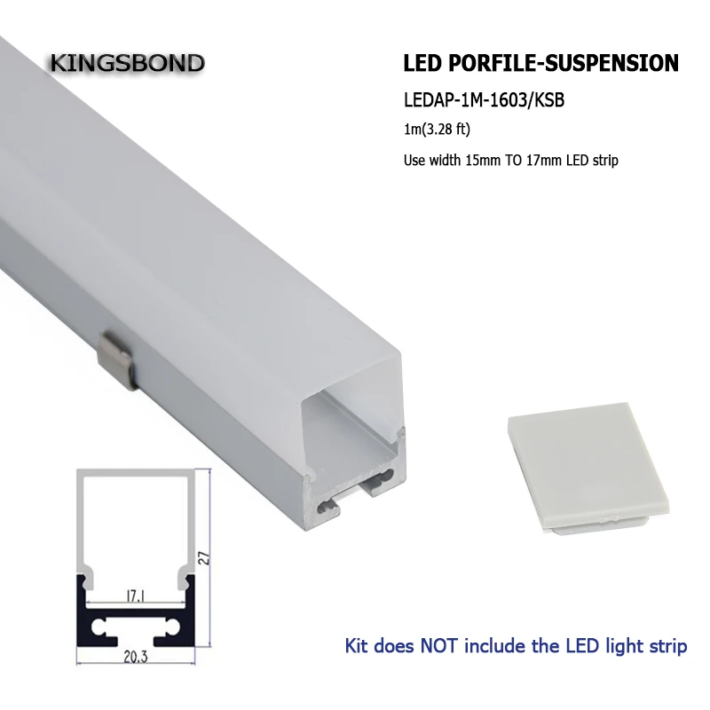 10PCS*1M flat aluminum LED profile aluminum channel suspension for 16mm PCB board led strip led ceiling light
10PCS*1M flat aluminum LED profile aluminum channel suspension for 16mm PCB board led strip led ceiling light