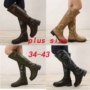 SWYIVY Women's Shoes T New 2019 Autumn/winter Knee High Boots Block Heel Shoes Woman Booties Cowboy Boots For Women Big Size 43
SWYIVY Women's Shoes T New 2019 Autumn/winter Knee High Boots Block Heel Shoes Woman Booties Cowboy Boots For Women Big Size 43