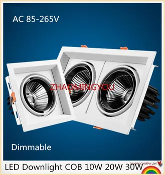 Square COB Downlight 10W 20W 30W Ceiling downlight LED bulb lamp Recessed Spot light LED decoration Ceiling Lamp AC110V/220V
Square COB Downlight 10W 20W 30W Ceiling downlight LED bulb lamp Recessed Spot light LED decoration Ceiling Lamp AC110V/220V