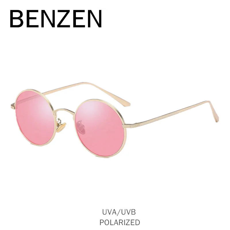 BENZEN Round Sunglasses Women Polarized Female Sun Glasses UV 400 Retro Colorful Ladies Shade With Case 6569
BENZEN Round Sunglasses Women Polarized Female Sun Glasses UV 400 Retro Colorful Ladies Shade With Case 6569