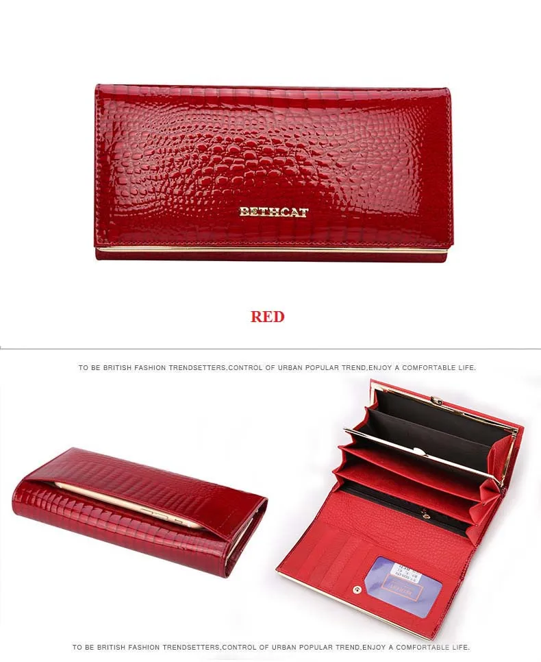 Women Wallets Brand Design High Quality Leather Wallet Female Hasp Fashion Dollar Price Alligator Long Women Wallets And Purses14 - 1 (2)