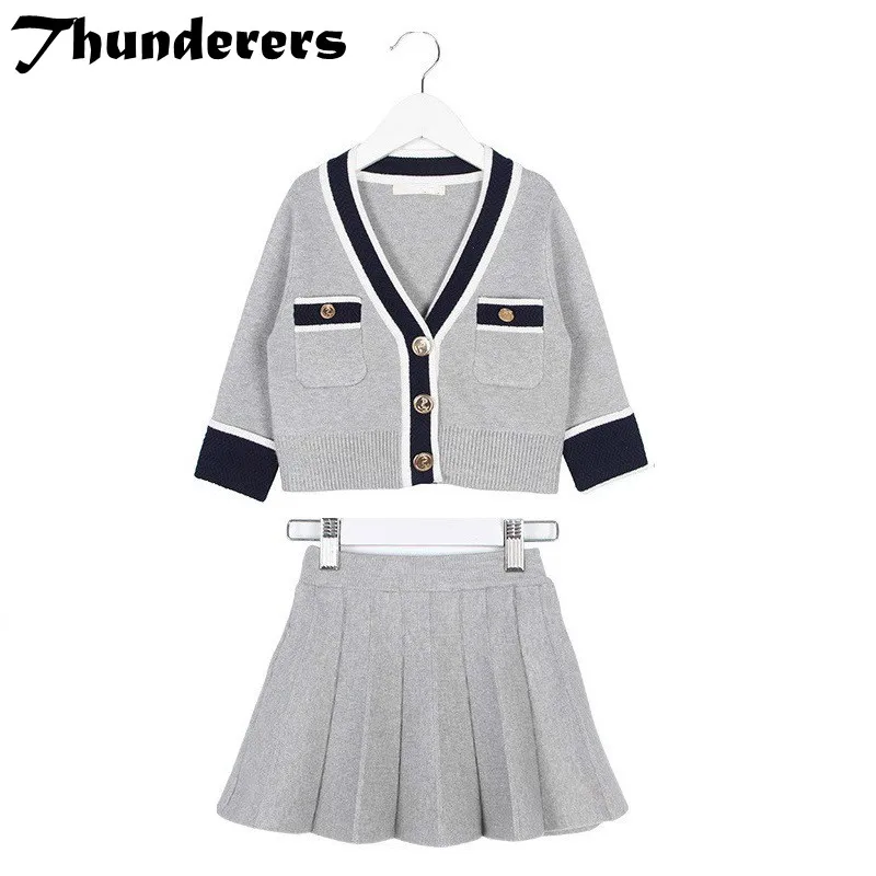 2018 autumn and winter girls outfits new girls set core yarn sweater cardigan plus skirt 2 pcs winter clothes for girls
2018 autumn and winter girls outfits new girls set core yarn sweater cardigan plus skirt 2 pcs winter clothes for girls