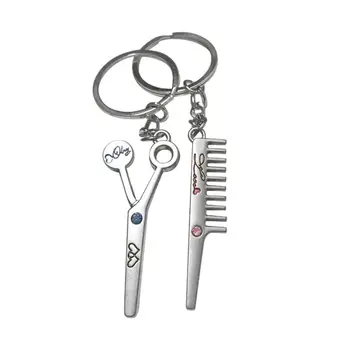 2 Pcs Creative Scissors And Comb Key Ring Keyfob Couples Romantic Gift Sweetheart Lover Gift Keyring Bag Wallet Pendant Ornament
2 Pcs Creative Scissors And Comb Key Ring Keyfob Couples Romantic Gift Sweetheart Lover Gift Keyring Bag Wallet Pendant Ornament