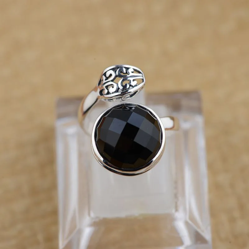 FNJ Natural Black Stone Ring 925 Sterling Silver anillos Round S925 Thai Silver Rings for women Jewelry Male Men
FNJ Natural Black Stone Ring 925 Sterling Silver anillos Round S925 Thai Silver Rings for women Jewelry Male Men