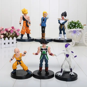 6pcs/set Dragon Ball Z Figure Gogeta Gotenks Vegeta Frieza Kuririn #18 Lazuli Son Goku Vegeta PVC Action Figure Toy Set
6pcs/set Dragon Ball Z Figure Gogeta Gotenks Vegeta Frieza Kuririn #18 Lazuli Son Goku Vegeta PVC Action Figure Toy Set