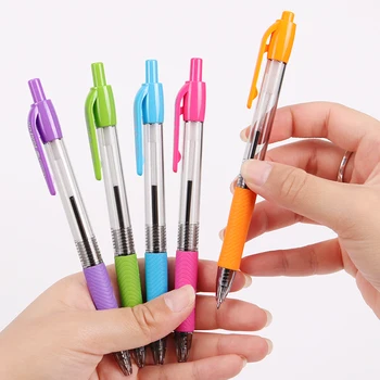 Cute Random Mixed Color Pink Purple Blue Green Orange Ballpoint Pen for Office School 0.5mm Blue Ink Pressing Pen B-5671
Cute Random Mixed Color Pink Purple Blue Green Orange Ballpoint Pen for Office School 0.5mm Blue Ink Pressing Pen B-5671