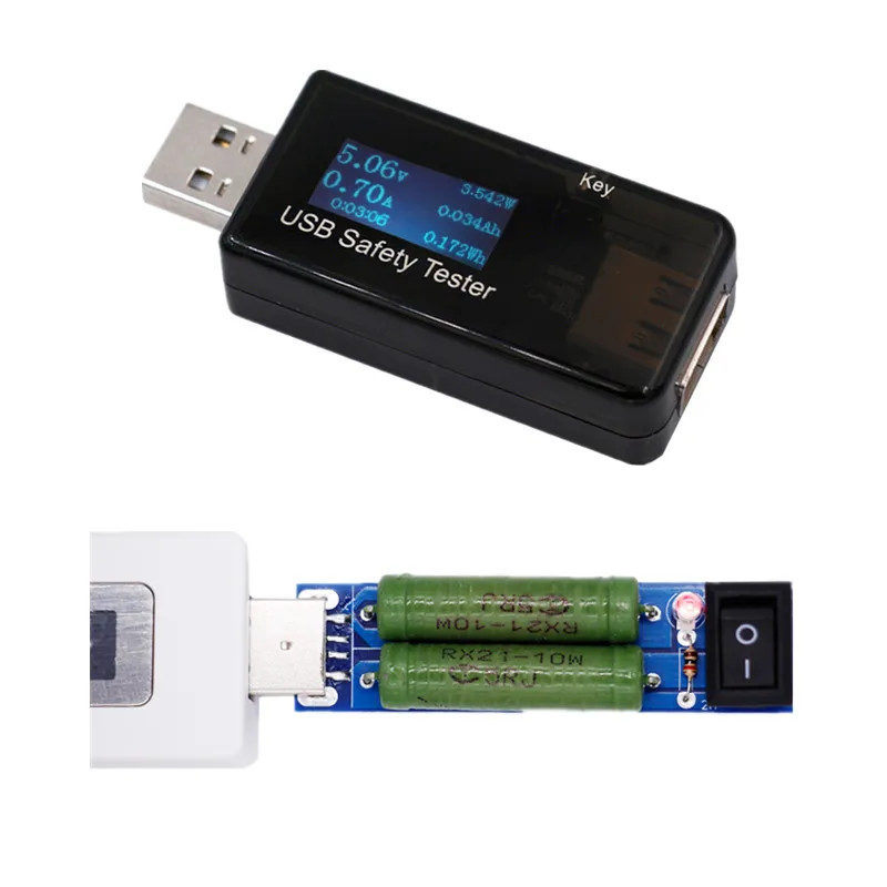 QC 2.0 quick Charger USB battery Tester Meter voltage current Mobile Power 5V 12V 20V 30V + 2A Load Resistance resistor module
QC 2.0 quick Charger USB battery Tester Meter voltage current Mobile Power 5V 12V 20V 30V + 2A Load Resistance resistor module