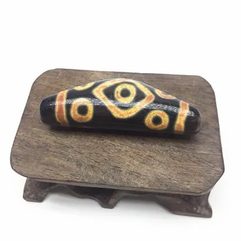 Rare 10 eyes Amulet Ox horn Bead 54mm*18mm*12mm Tibetan Dzi Beads Loosing Beads for Pendant and Necklace Making
Rare 10 eyes Amulet Ox horn Bead 54mm*18mm*12mm Tibetan Dzi Beads Loosing Beads for Pendant and Necklace Making
